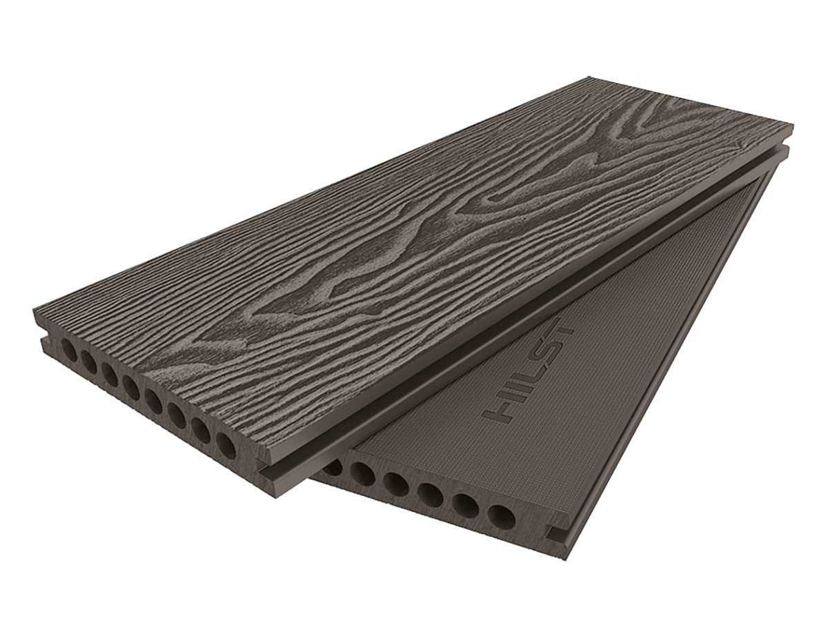 Террасная доска ДПК 22х145 Mokka HILST DECK, R11, 1900кг/м3