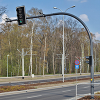TuboTraffic LR/PR 3.5 Трубчатый столбик для светофора