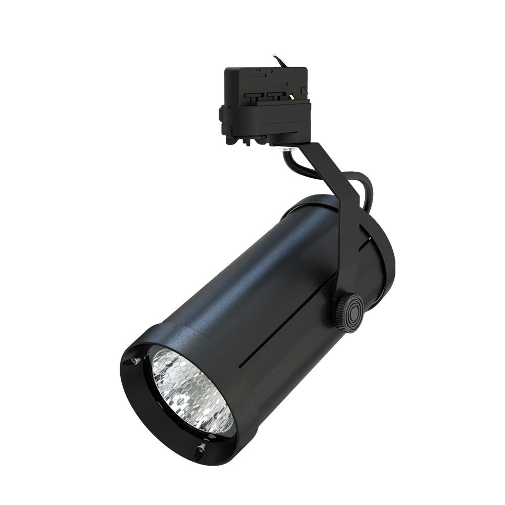 Акцент Трек 30 Р CRI80 4000К 40° RAL9005 Муар