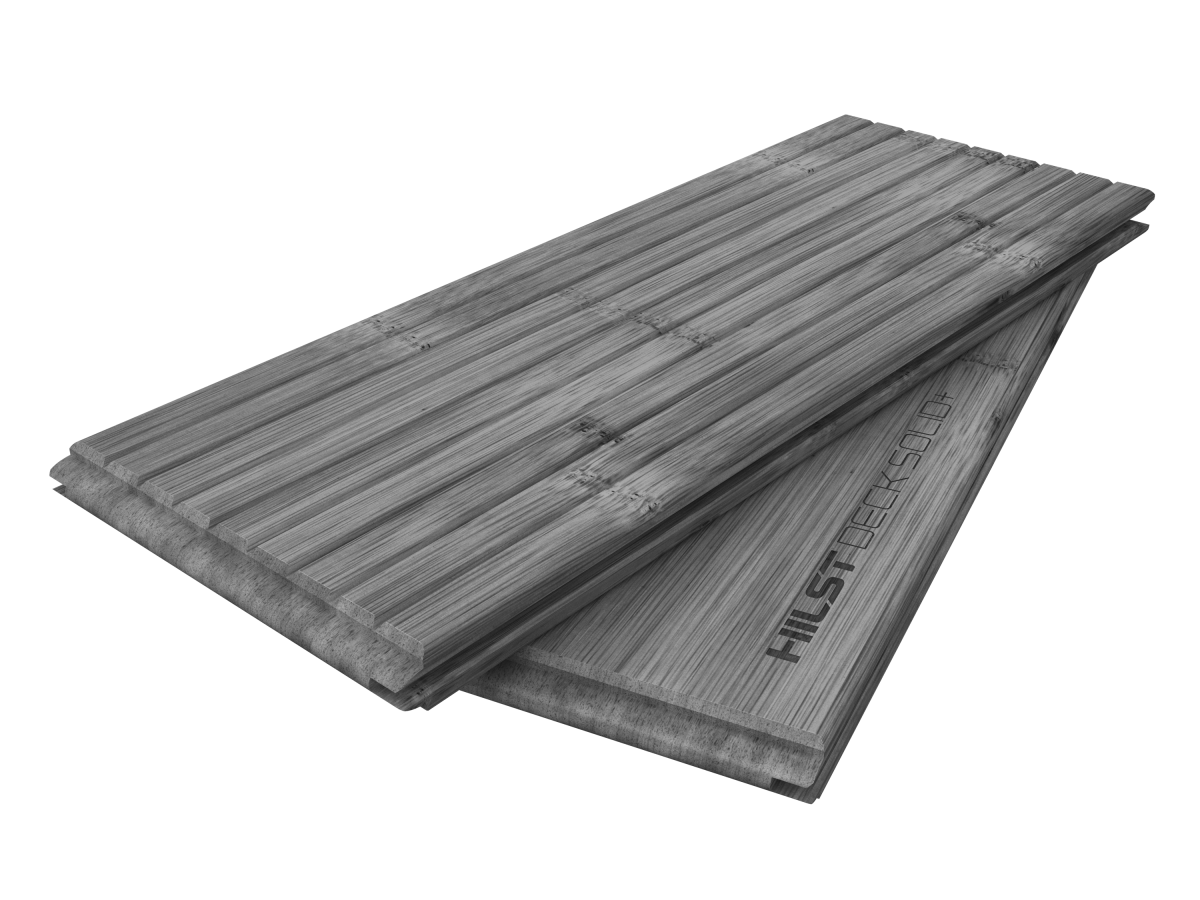 Террасная доска HILST DECK SOLID+, Stone Ash, 1200 кг/м³