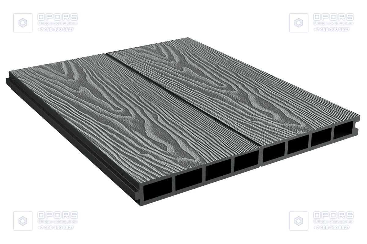 Заборная доска HILST DECK 285*25*2100мм, Stone Ash