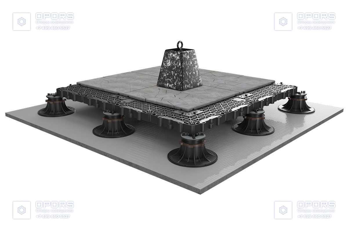 Решетка HILST Grid для настилов (керамогранит/искусственный газон) фото 4