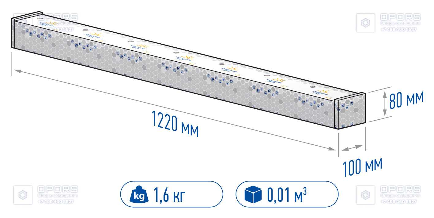 ПРОМЫШЛЕННЫЙ СВЕТИЛЬНИК TL-SLIM 40 LC EM 3-3,5 фото 2