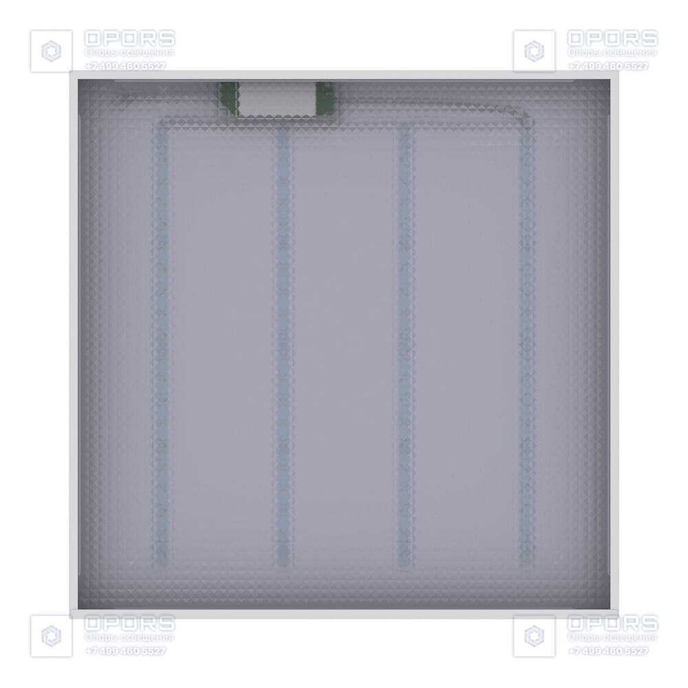 Офис 30 IP30 CRI80 5000К Призма 595х595х50мм фото 2
