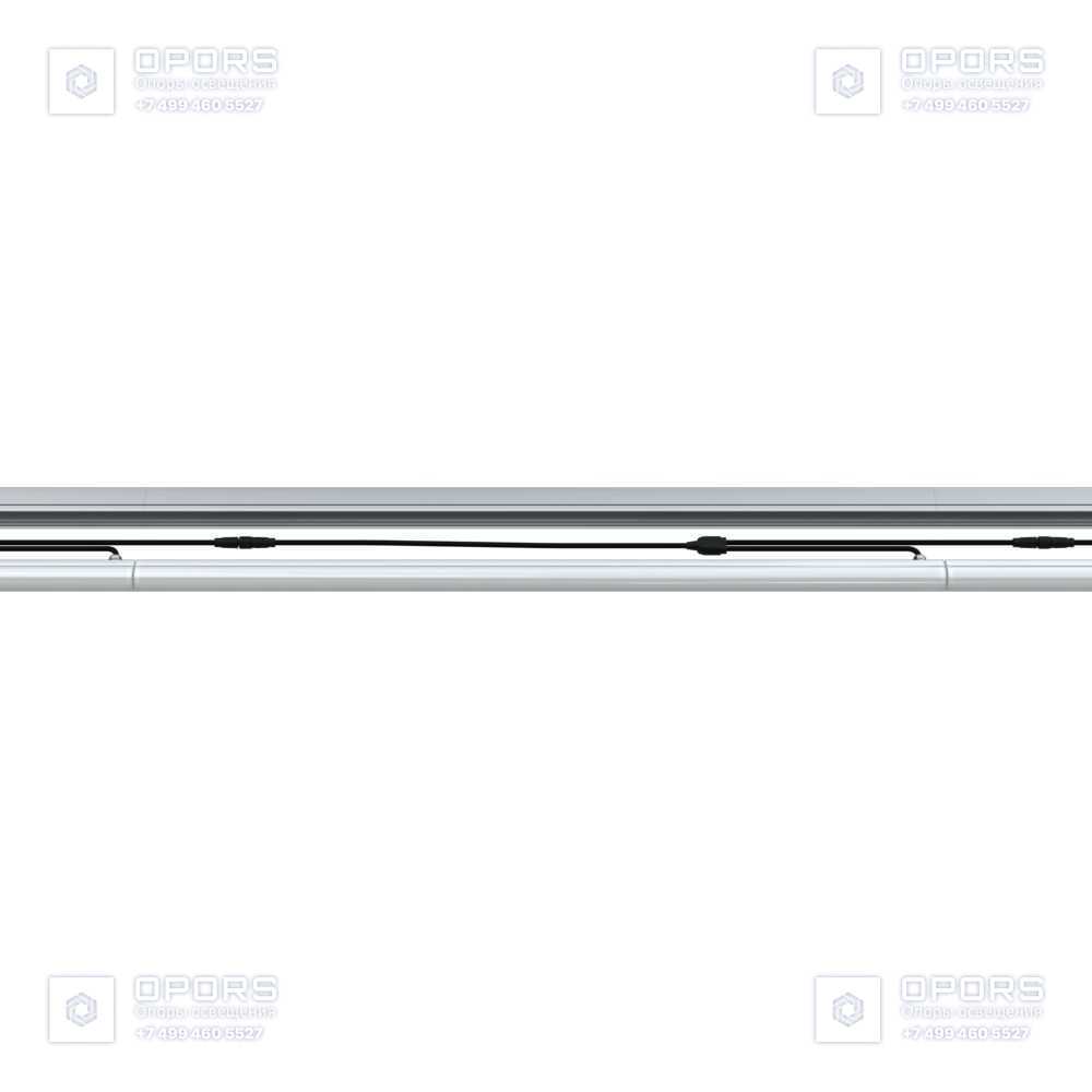 Модерн v2.0 2,5 840мм (3Вт/м) 48В DC CRI80 5000К Опал (Профиль, козырек, транзитное штепсельное соединение) фото 3