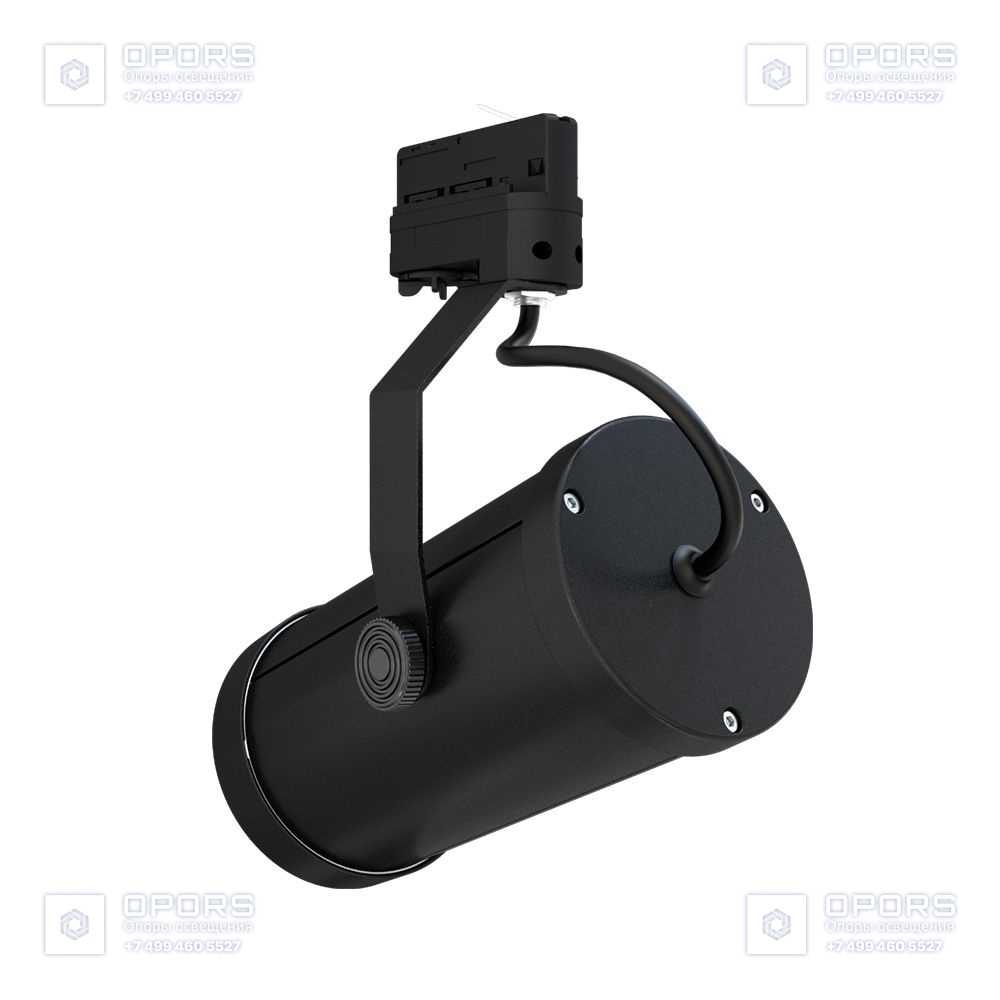 Акцент 20 Р CRI80 5000К 60° RAL9005 Муар Трековый шинопровод фото 4