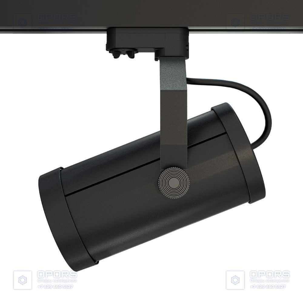 Акцент 10 Р CRI80 4000К 25° RAL9005 Муар Трековый шинопровод фото 2