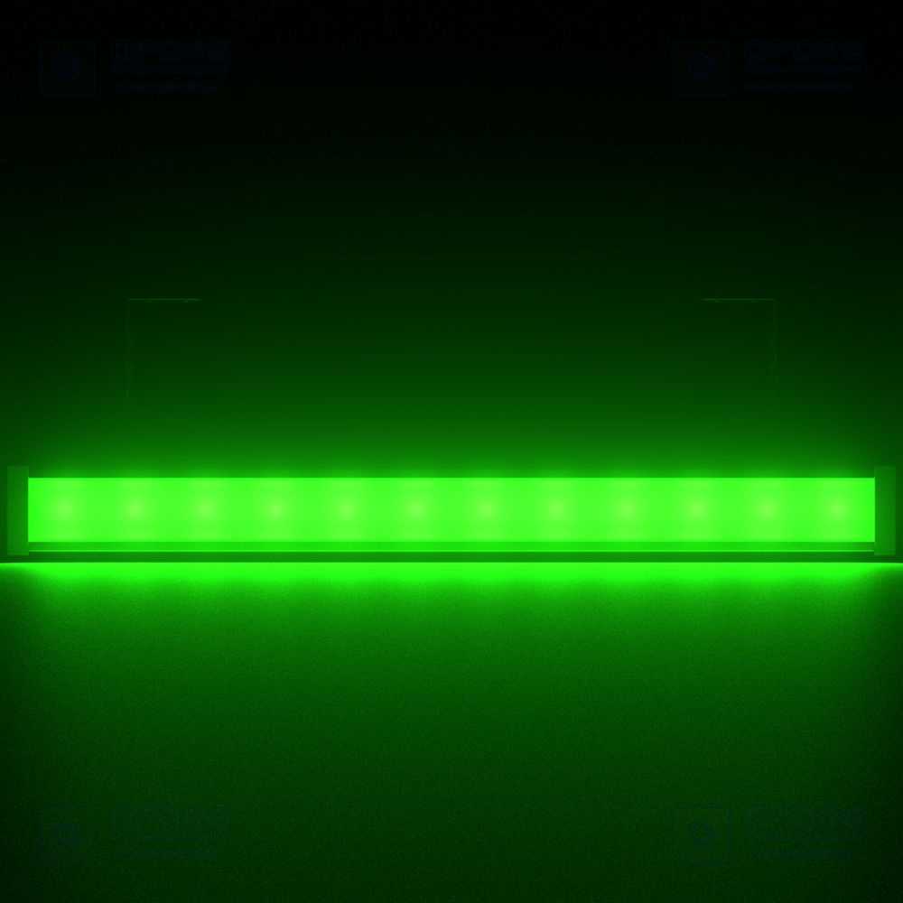 Барокко 24 600мм Зеленый Матовое закаленное стекло фото 4