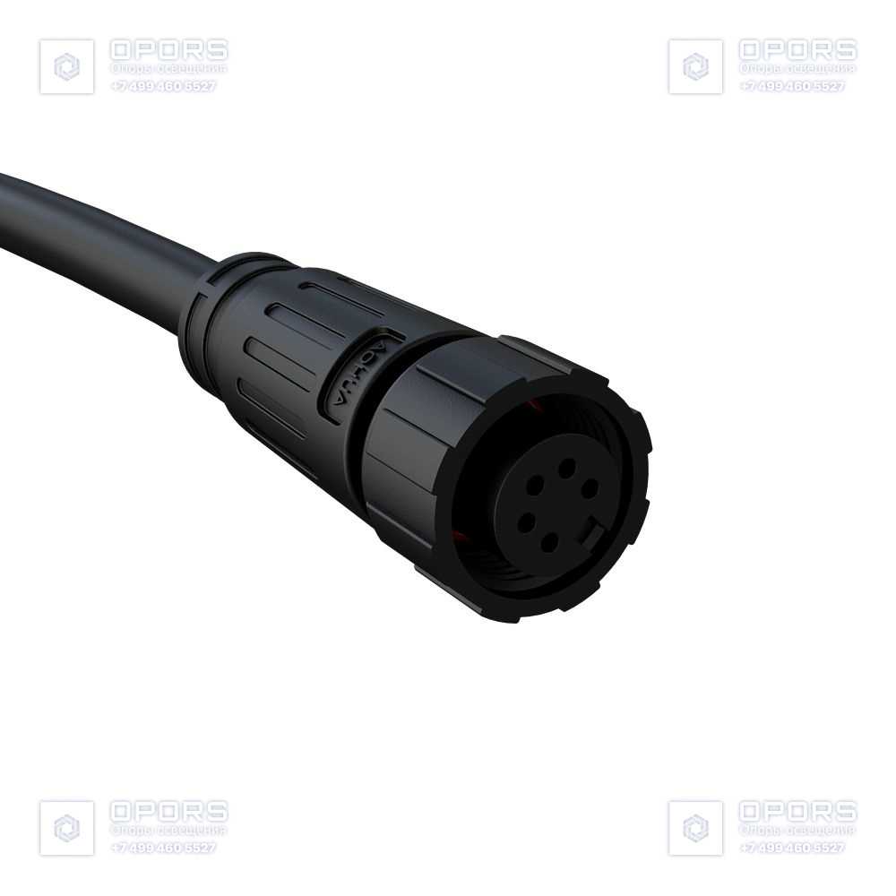 Аксессуар. Удлинитель с разъемом DMX M12, 1м фото 3