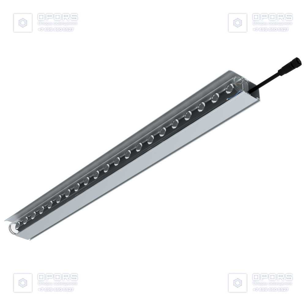 Модерн v2.0 12 Оптик 750мм (16Вт/м) 48В DC CRI80 5000К 45° (Профиль, козырек, транзитное штепсельное соединение) фото 1