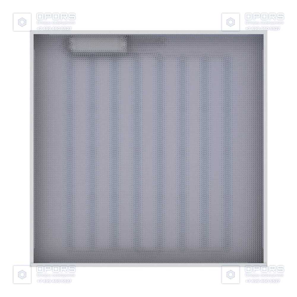 Офис 50 IP30 CRI80 5000К Микропризма 595х595х50мм фото 3