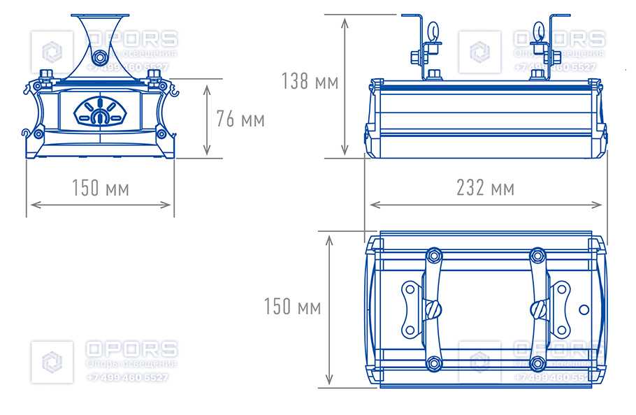 ПРОМЫШЛЕННЫЙ СВЕТИЛЬНИК TL-PROM SM 45 5K К50 фото 3