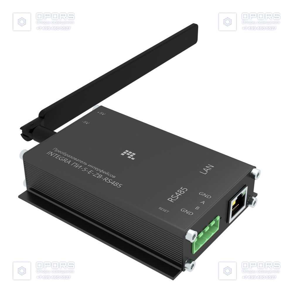 Преобразователь интерфейсов Integra ПИ-5-E-ZB-RS485 IP20 фото 1
