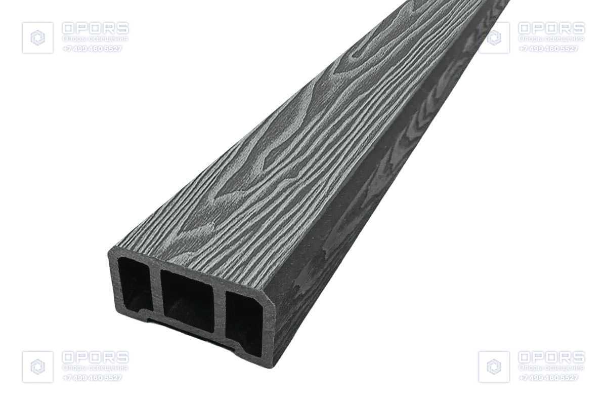 Перила 92х45 HILST с устройством установочного паза, Stone Ash