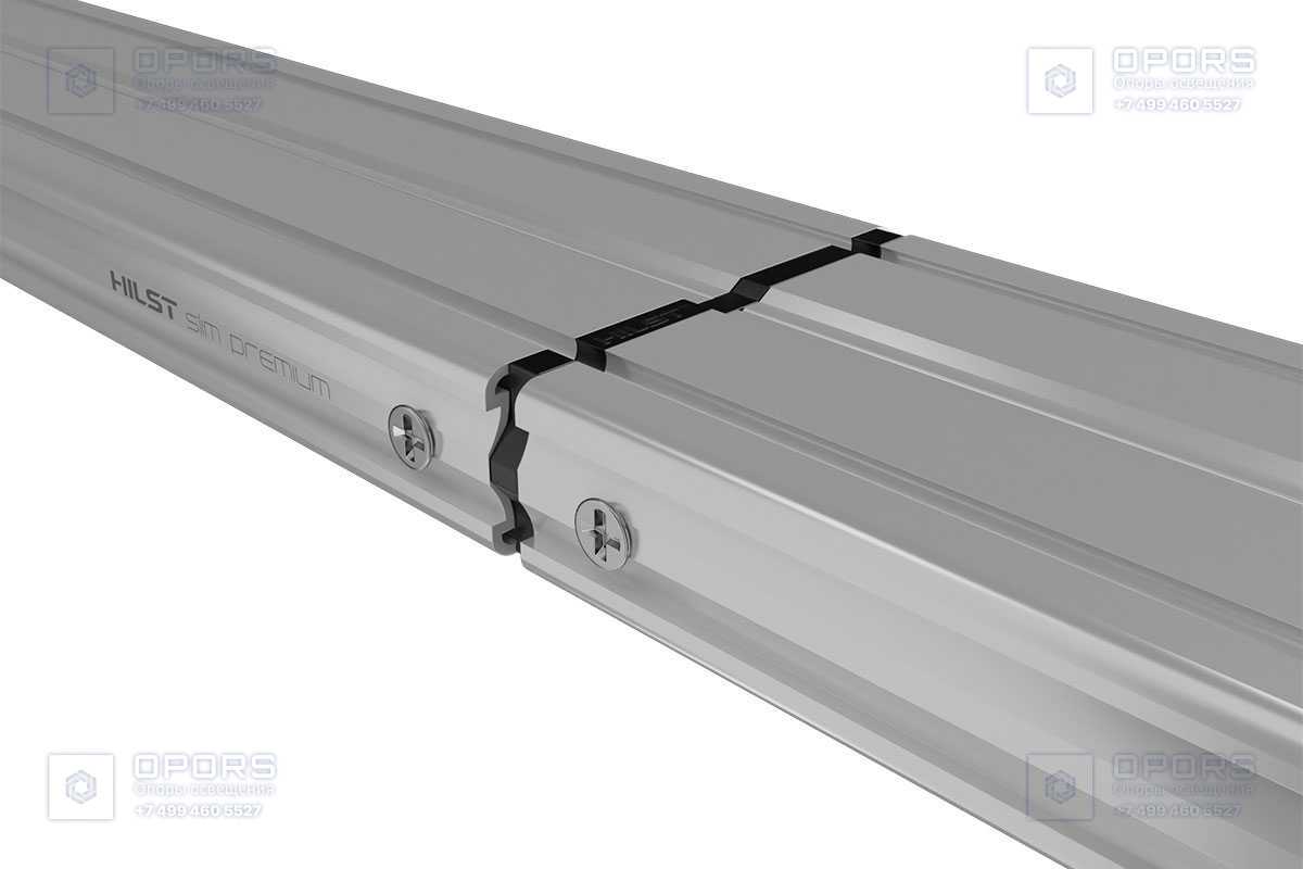 Пластиковый соединитель HILST Connect 3D для алюминиевой лаги Hilst Slim 60*20мм фото 7