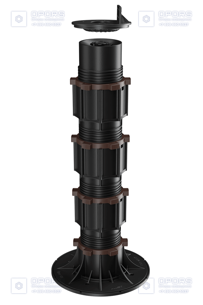 Регулируемая опора HILST LIFT self-leveling HL10 (385-530мм) фото 1