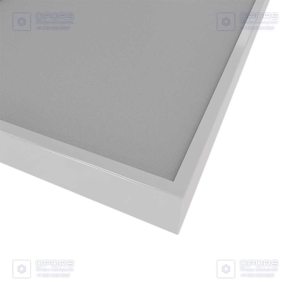 Офис 10 IP30 CRI80 4000К Опал 595х295х50мм фото 3