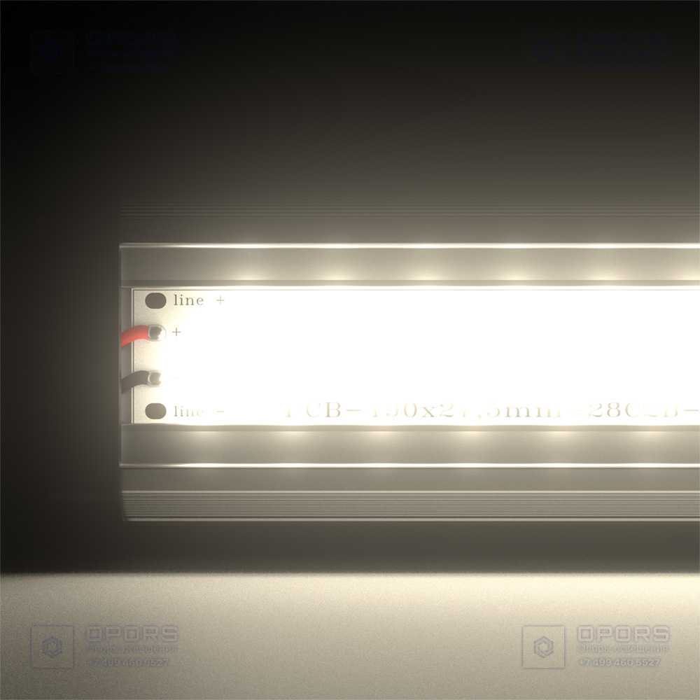 Т-Линия Компакт 20 500мм Эко 12~24В AC/DC CRI70 4000К Прозрачный фото 4