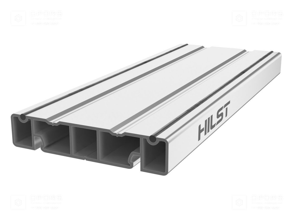 Лага Алюминий HILST JOIST стыковочная SLIM MAX 100*20*4000мм фото 1