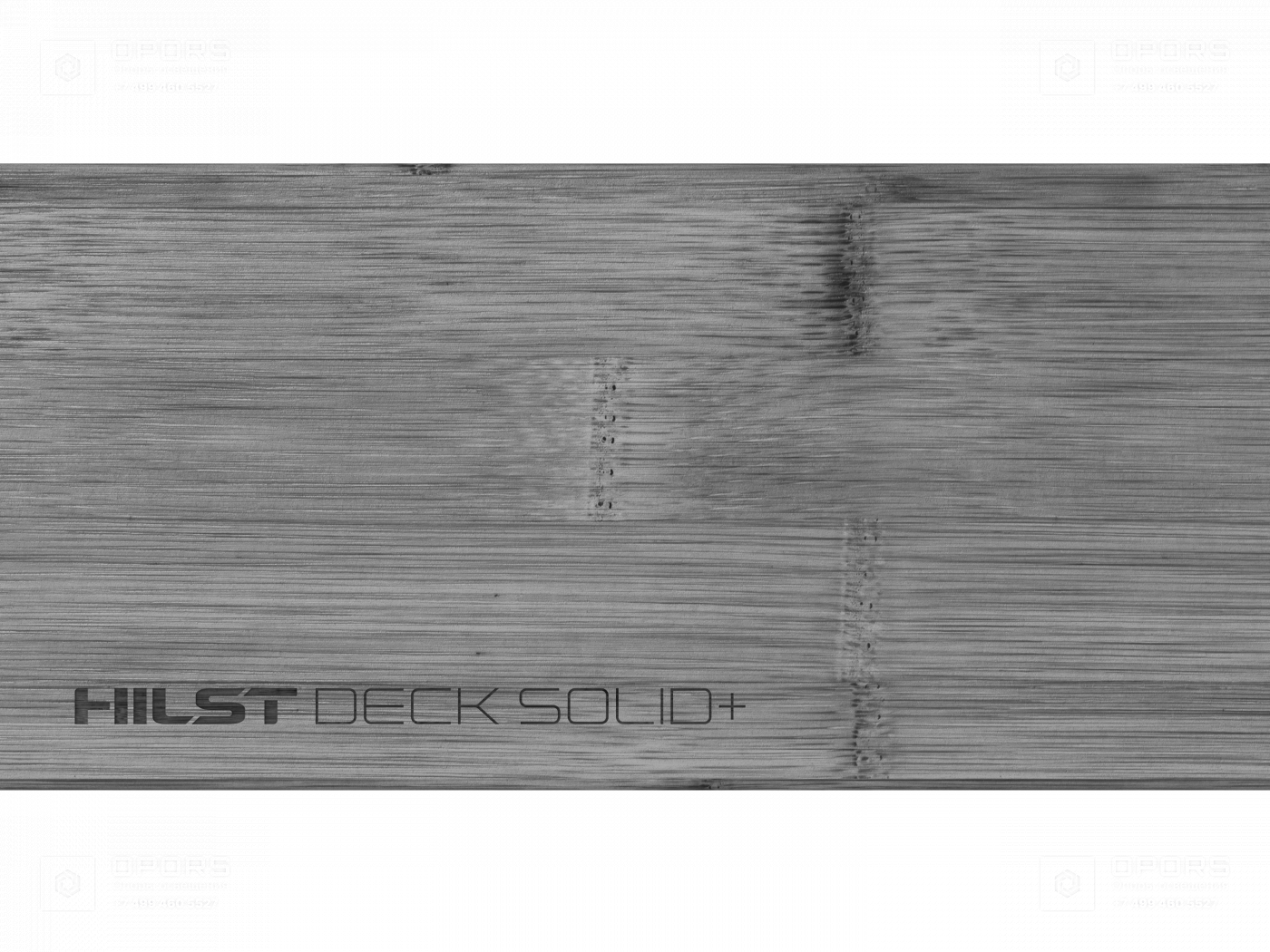 Террасная доска HILST DECK SOLID+, Stone Ash, 1200 кг/м³ фото 4