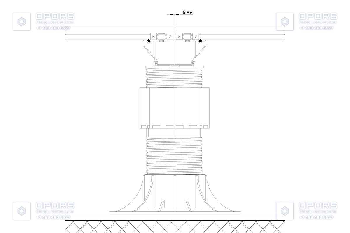 Лага Алюминий HILST JOIST стыковочная PRO MAX 100*40*4000мм фото 4