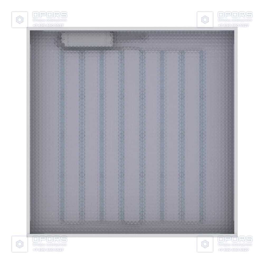 Офис 80 IP30 CRI80 5000К Призма 595х595х50мм фото 3