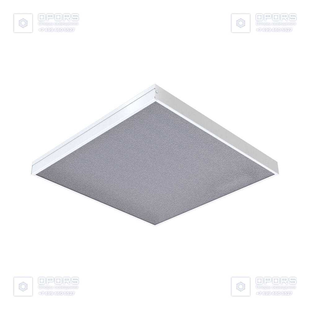Офис 80 IP30 CRI80 5000К Колотый лед 595х595х50мм фото 2