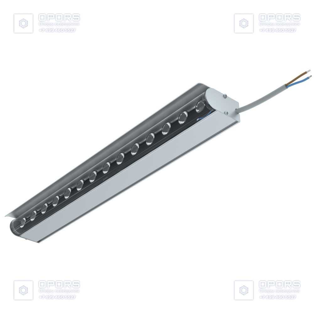 Модерн v2.0 4 Оптик 500мм (8Вт/м) 48В DC CRI80 4000К 25° (Профиль, козырек) фото 1