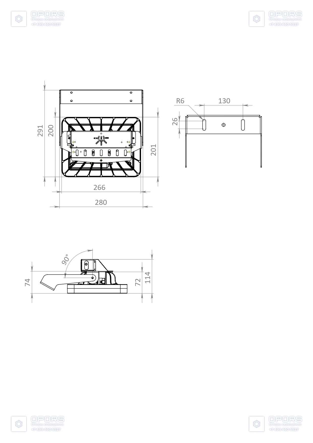 НИЗКОВОЛЬТНЫЙ СВЕТИЛЬНИК TL-PROM APS 24V LV 50 750 D фото 2