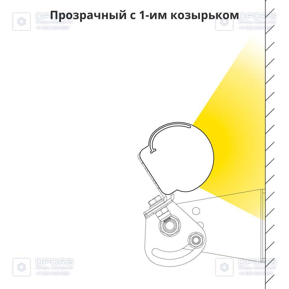 Опция. Модерн 395мм. Козырек 1 шт. фото 4