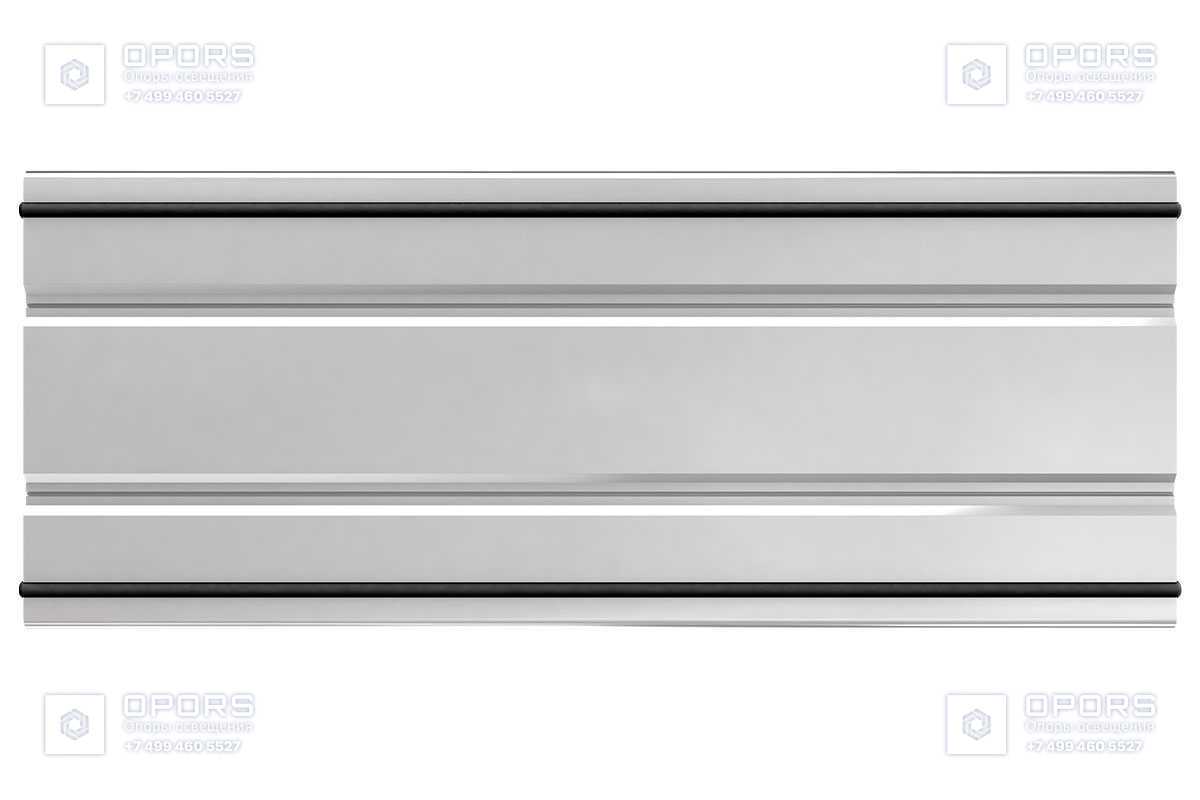 Лага Алюминий HILST JOIST стыковочная SLIM MAX 100*20*4000мм фото 2