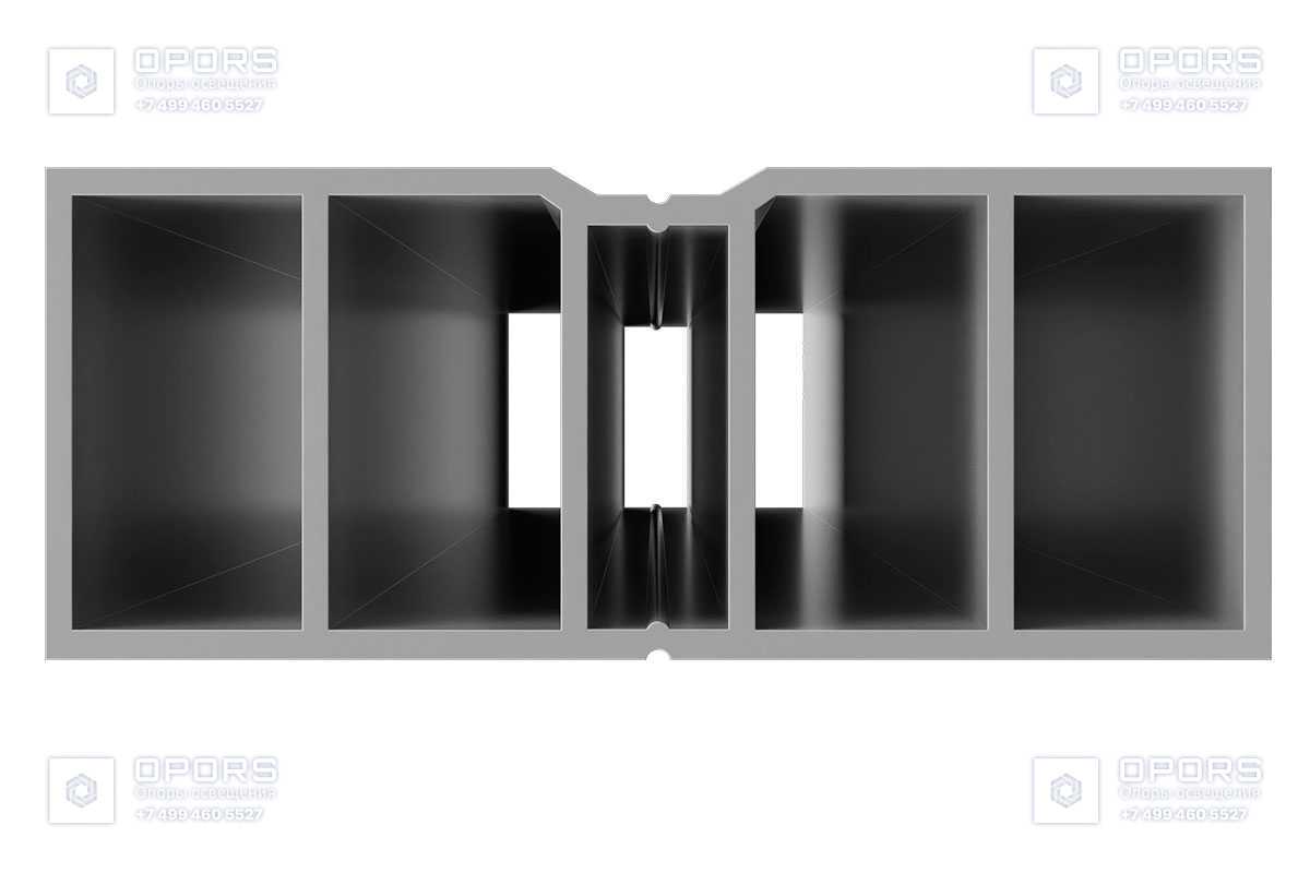 Лага алюминиевая HILST JOIST SLIM 50*20*4000 мм фото 2