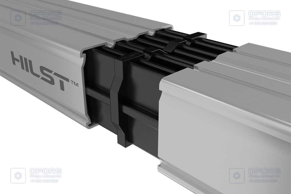 Пластиковый соединитель HILST Connect 3D для алюминиевой лаги Hilst Professional 60*40мм фото 3