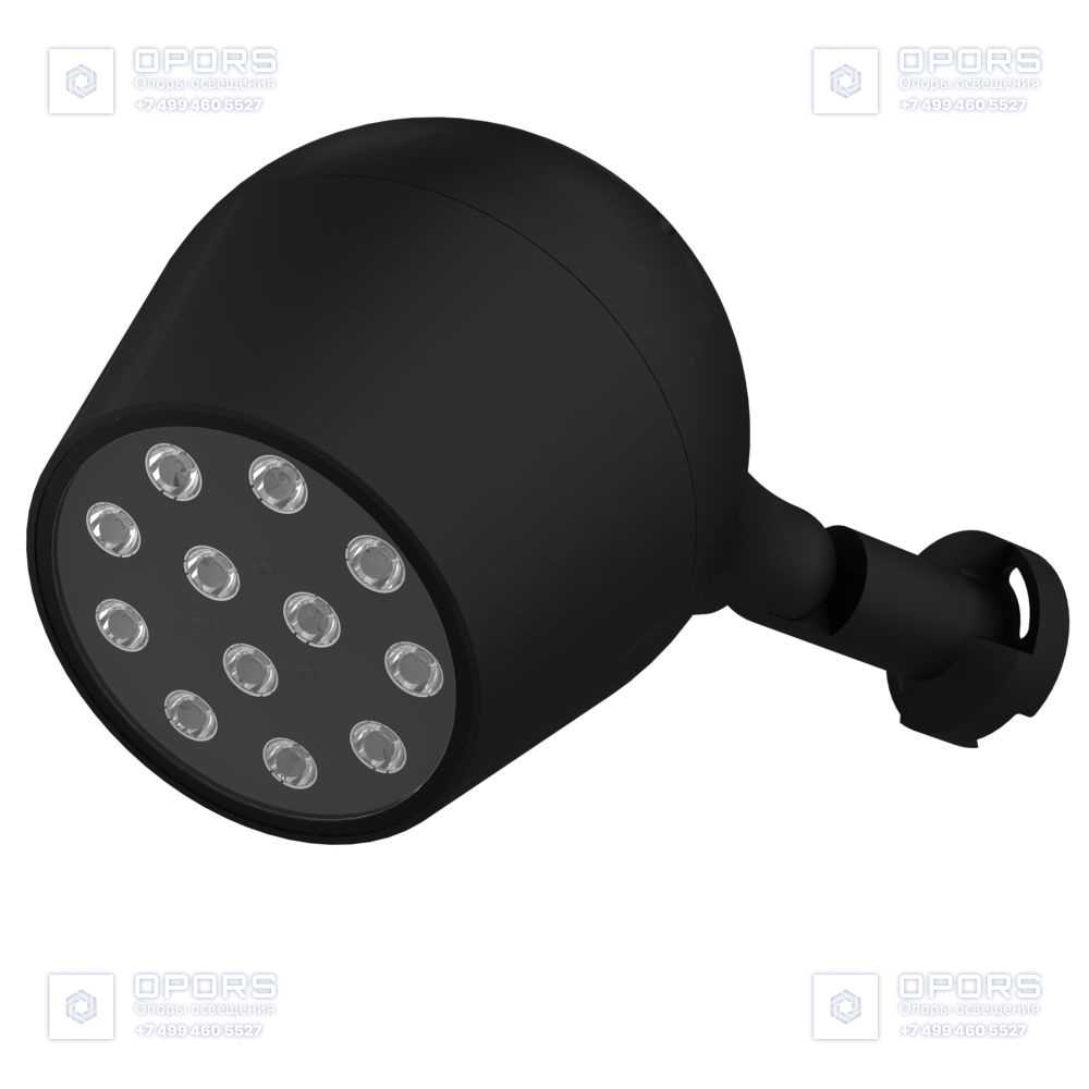 Шелл 12 M CRI70 4000К 15° Поворотный кронштейн фото 1