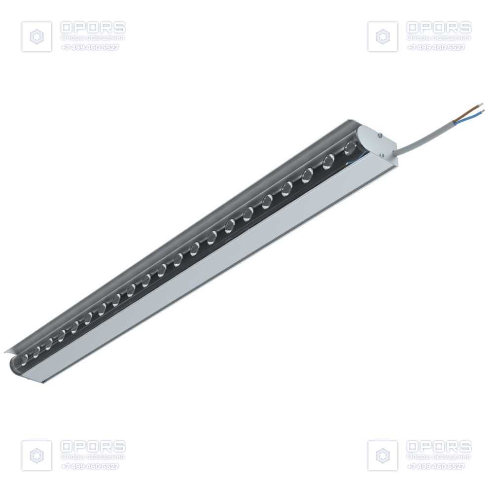 Модерн v2.0 12 Оптик 750мм (16Вт/м) 48В DC CRI80 5000К 25° (Профиль, козырек) фото 1