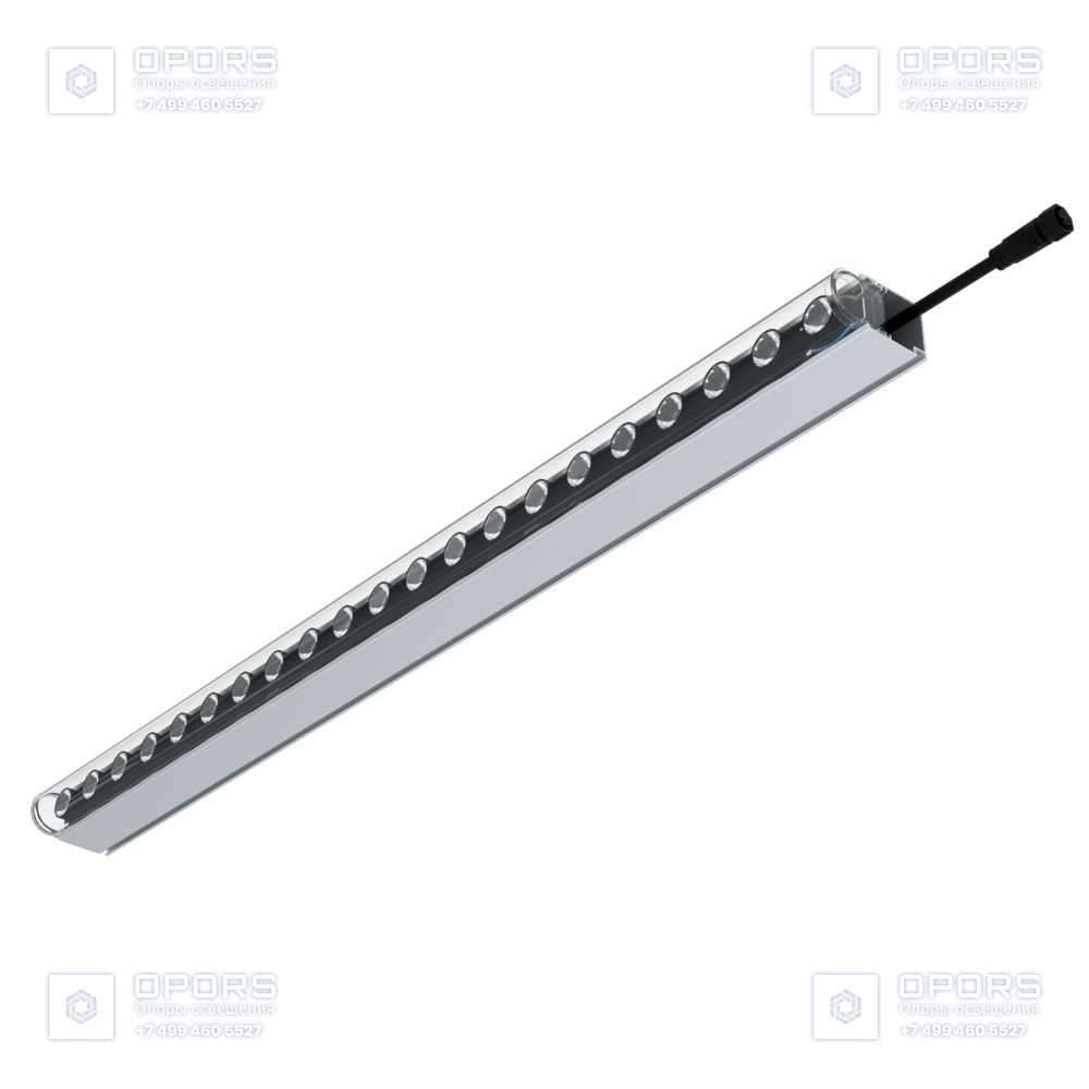 Модерн v2.0 9 Оптик 750мм (12Вт/м) 48В DC CRI80 3000К 15х60° (Профиль, транзитное штепсельное соединение) фото 1