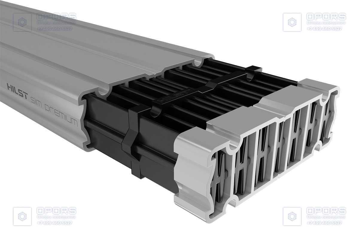 Пластиковый соединитель HILST Connect 3D для алюминиевой лаги Hilst Slim 60*20мм фото 5